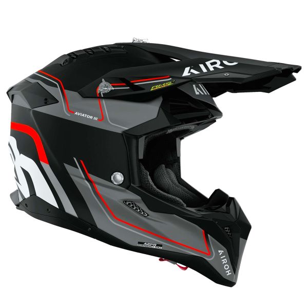 Airoh Aviator 3 Leader Naranja Mate