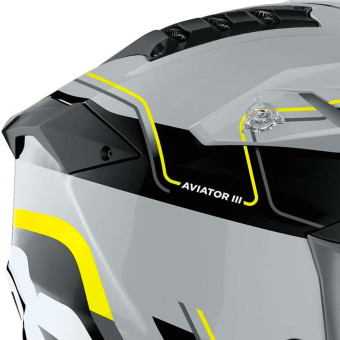 Airoh Aviator 3 Leader Amarillo Brillo