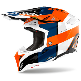 Casque Cross Airoh Aviator 3 Monarch Orange Casque Cross Airoh Aviator 3 Monarch Orange