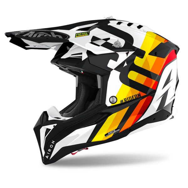 Cross Airoh Aviator 3 Rainbow White