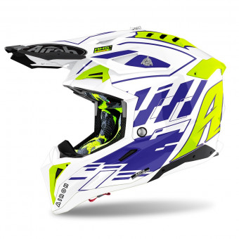 Casque Cross Airoh Aviator 3 Rampage Blue Casque Cross Airoh Aviator 3 Rampage Blue