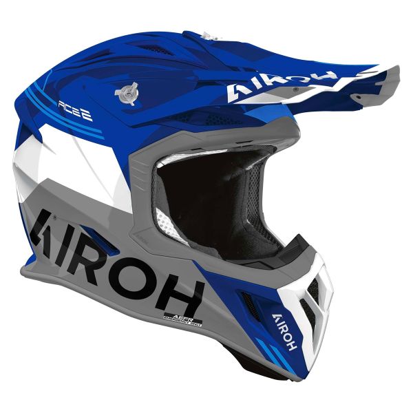 Airoh Aviator Ace 2 Fury Azul Brillo
