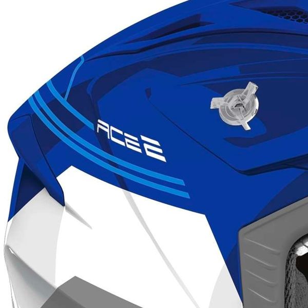 Airoh Aviator Ace 2 Fury Azul Brillo