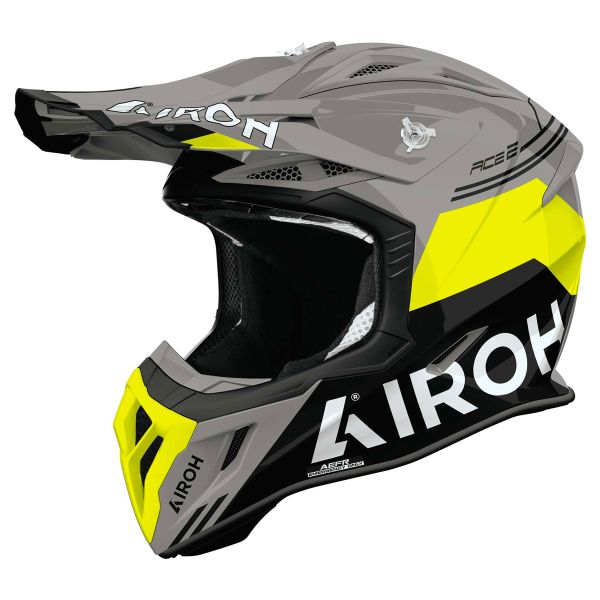 Cross Airoh Aviator Ace 2 Amarillo Furia Brillo
