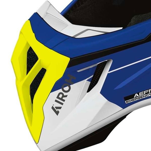 Airoh Aviator Ace 2 Escudo Azul Amarillo