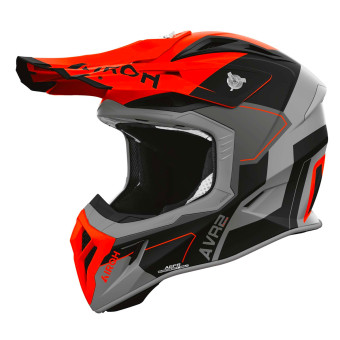 Cross Airoh Aviator Ace 2 Escudo Naranja Mate