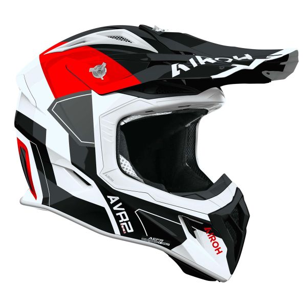Airoh Aviator Ace 2 Shield Rojo Brillo
