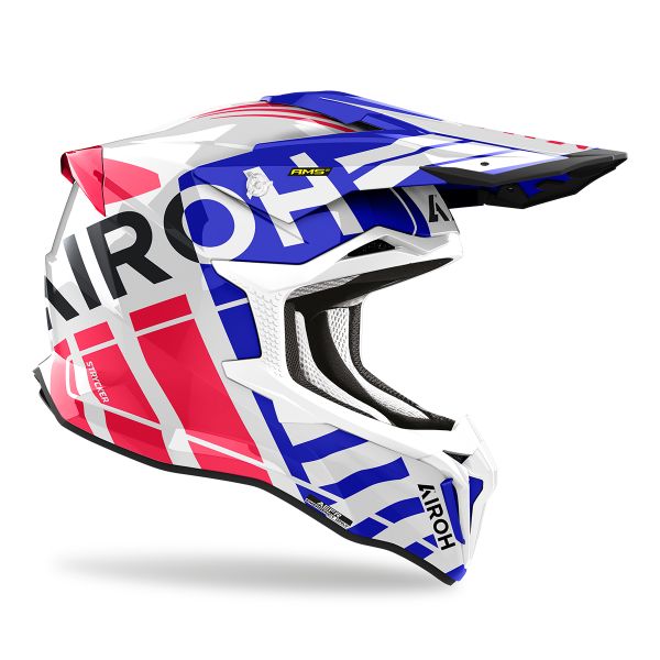 Airoh Strycker Brave Blue Red