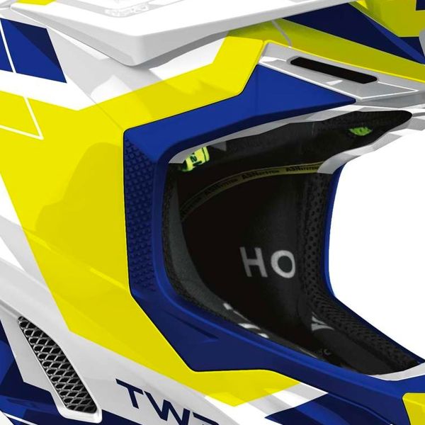 Airoh Twist 3 Dinasta Azul Amarillo Brillo