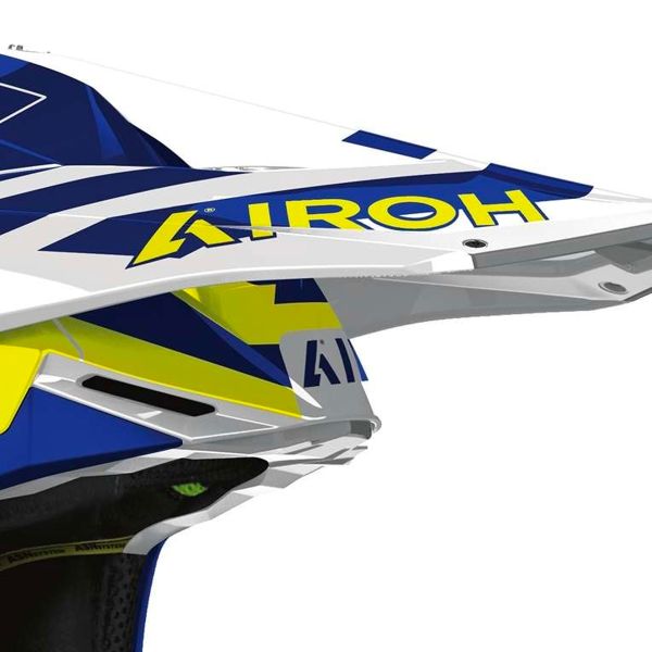 Airoh Twist 3 Dinasta Azul Amarillo Brillo