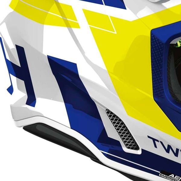 Airoh Twist 3 Dinasta Azul Amarillo Brillo