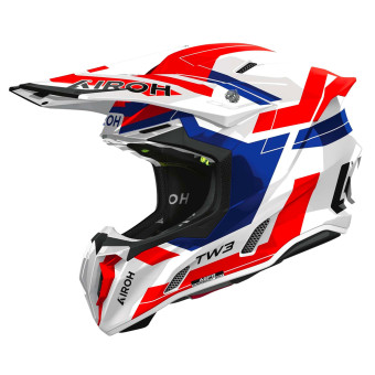 Cross Airoh Twist 3 Dinasta Rojo Azul Brillo