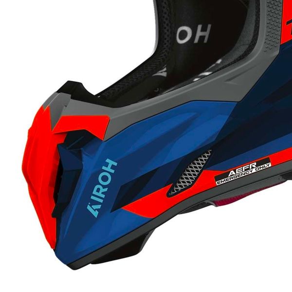 Airoh Twist 3 Fancy Naranja Azul Brillo