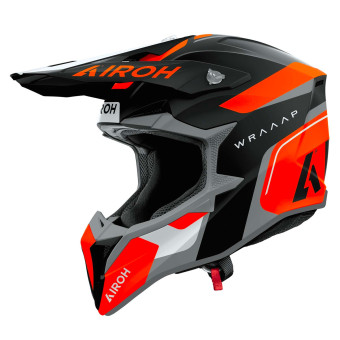 Cross Airoh Wraaap Conquer Naranja Mate