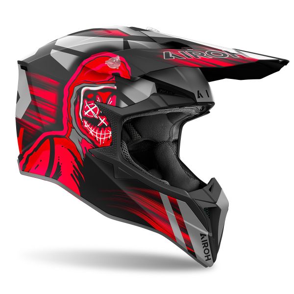 Airoh Wraaap Cyber Red Matt