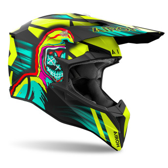 Airoh Wraaap Cyber Yellow Matt