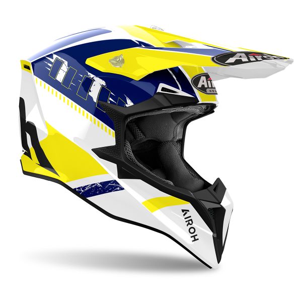 Airoh Wraaap Feel Yellow Blue