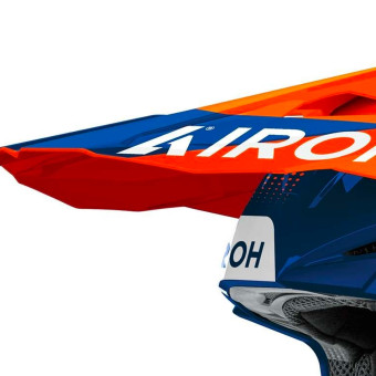 Airoh Wraaap Vision Naranja Azul Brillo