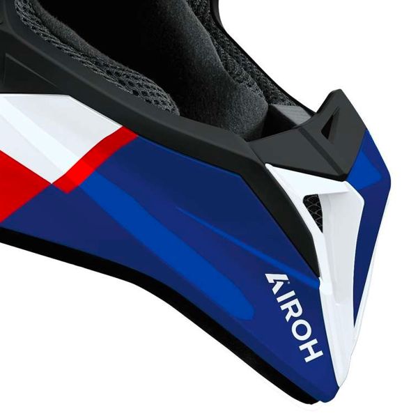 Airoh Wraaap Vision Rojo Azul Brillo