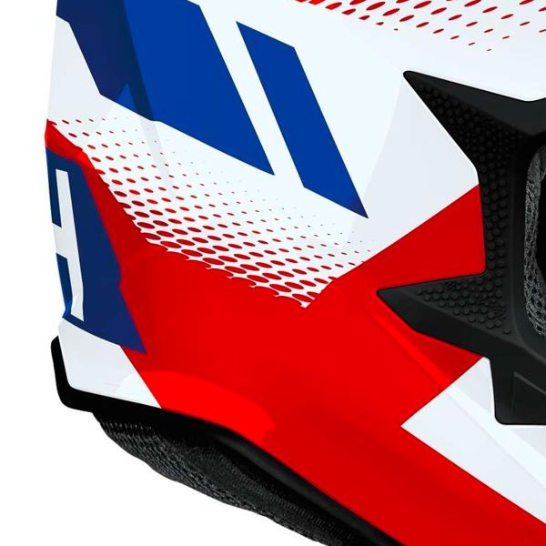 Airoh Wraaap Vision Rojo Azul Brillo