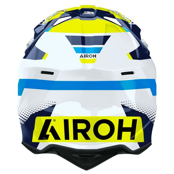 Airoh Wraaap Vision Amarillo Azul Brillo