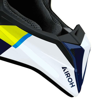 Airoh Wraaap Vision Amarillo Azul Brillo