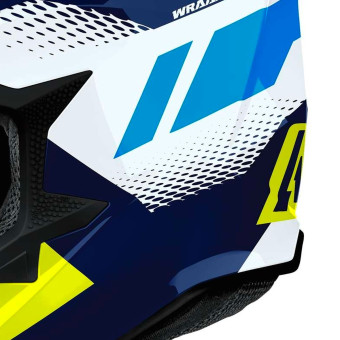 Airoh Wraaap Vision Amarillo Azul Brillo