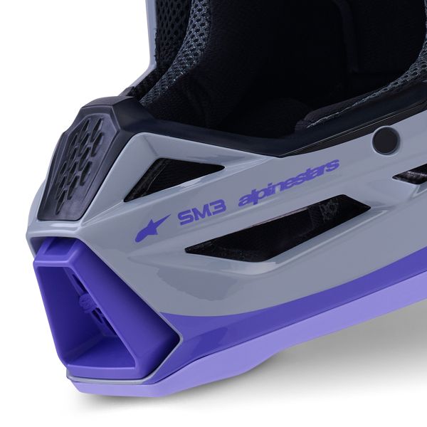 Alpinestars Jettson S-M3 Gris Morado Negro Brillante