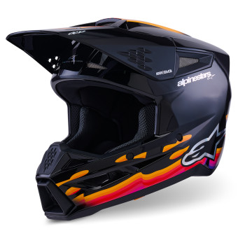 Cross Alpinestars S-M3 Force Negro Brillante
