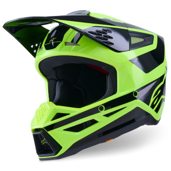 Cross Alpinestars S-M3 Heat Yellow Fluo Black Glossy