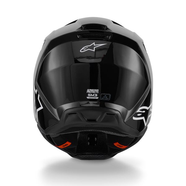 Alpinestars S-M3 Solid Black Glossy