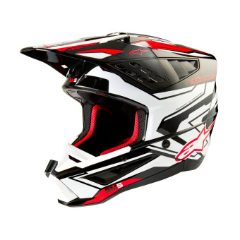Cross Alpinestars S-M5 Action 2 Black White Bright Red