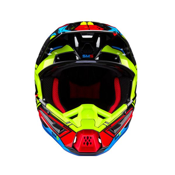 Alpinestars S-M5 Action 2 Negro Amarillo Fluo Rojo Brillante
