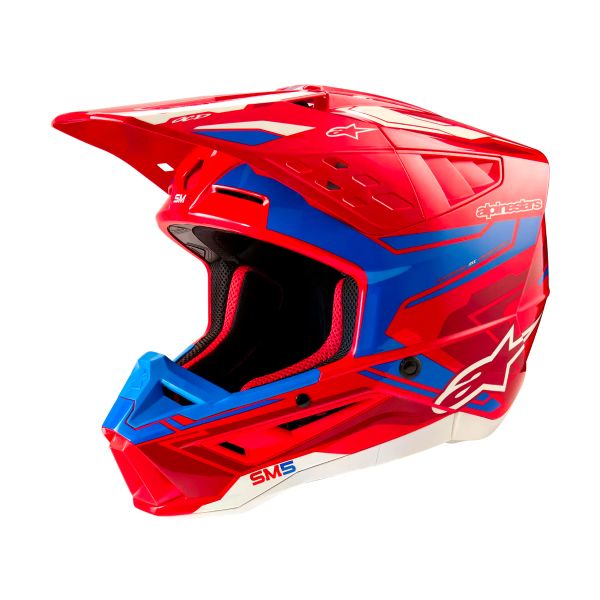 Cross Alpinestars S-M5 Action 2 Rojo brillante Azul