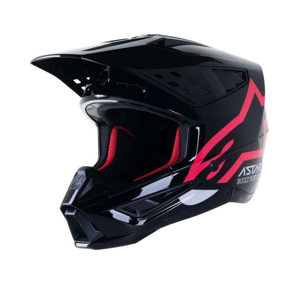 Cross Alpinestars S-M5 Compass Black Diva Pink