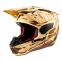 Casque Cross Alpinestars S-M5 Mineral Marrn Oscuro Canguro Mate