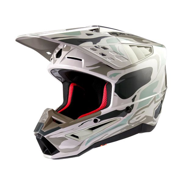 Cross Alpinestars S-M5 Mineral Gris clido Verde celadn