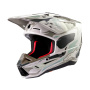 Casque Cross Alpinestars S-M5 Mineral Gris clido Verde celadn