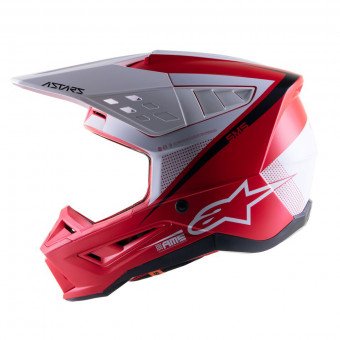 Alpinestars S-M5 Rayon Bright Red White Matt