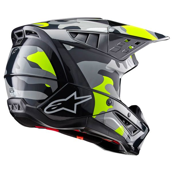 Alpinestars S-M5 Rover 2 Gris Oscuro Amarillo Fluo
