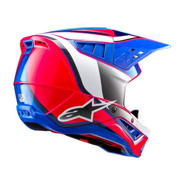 Alpinestars S-M5 Vela Blanco Diva Rosa Esmalte Azul