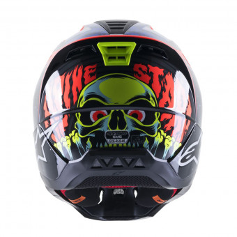 Alpinestars S-M5 Solar Flare Black Blue Red Fluo