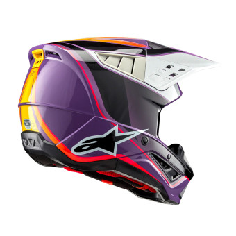 Alpinestars S-M5 Vela Violeta Negro Plata