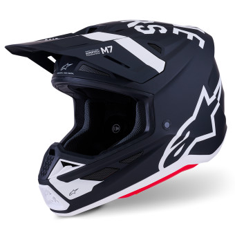 Cross Alpinestars S-M7 Dasher Negro Blanco Mate
