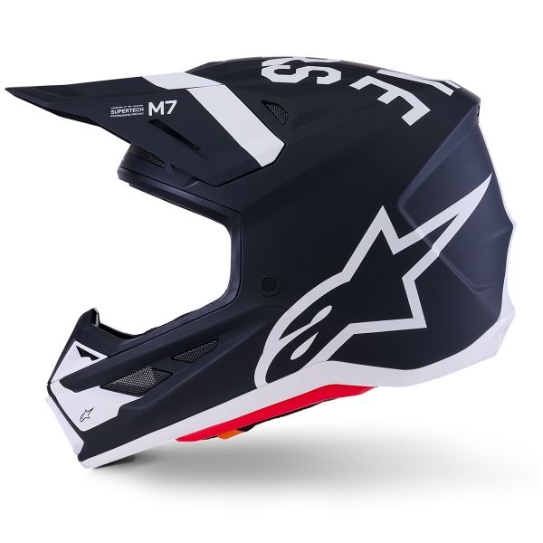 Alpinestars S-M7 Dasher Negro Blanco Mate