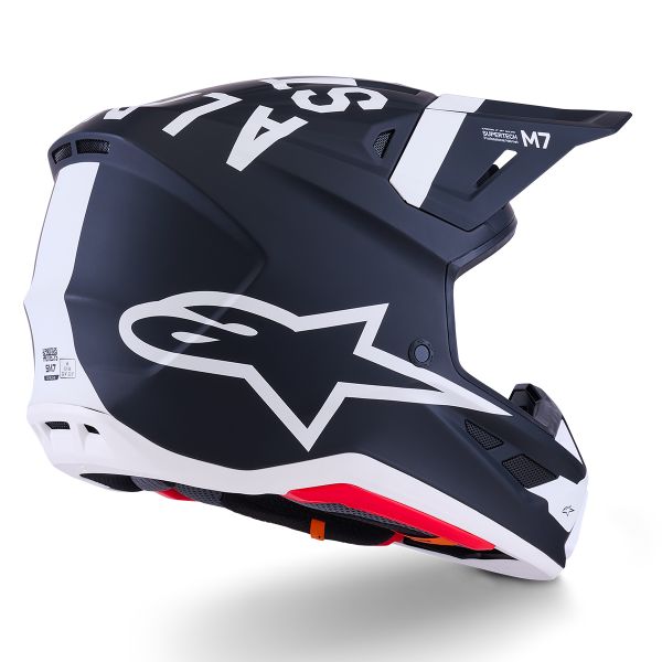 Alpinestars S-M7 Dasher Negro Blanco Mate
