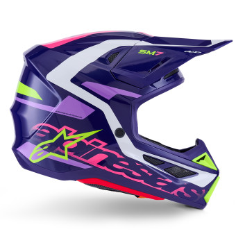 Alpinestars S-M7 Deed Violeta Rosa Brillante