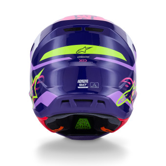 Alpinestars S-M7 Deed Violeta Rosa Brillante