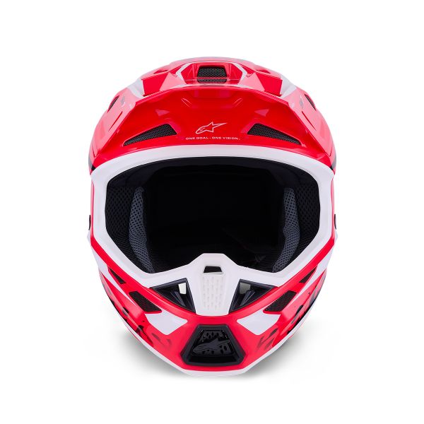 Alpinestars S-M7 Deed Rojo Negro Blanco Brillante