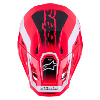 Alpinestars S-M7 Deed Rojo Negro Blanco Brillante